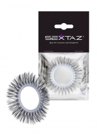 Круглое эрекционное кольцо с длинными «ресничками» - Sextaz - в Пушкино купить с доставкой