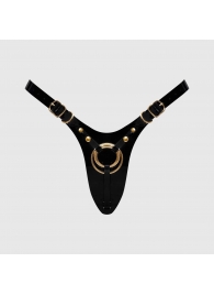 Черный пояс для фиксации насадок Strap-On-Me Leatherette Harness Fabulous - Strap-on-me - купить с доставкой в Пушкино