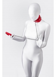 Красный ошейник с подкладкой из меха - ToyFa - купить с доставкой в Пушкино