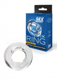 Прозрачное эрекционное кольцо-бублик - Sex Expert - в Пушкино купить с доставкой