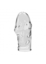 Прозрачная насадка на пенис Booker - 8 см. - Baile - в Пушкино купить с доставкой
