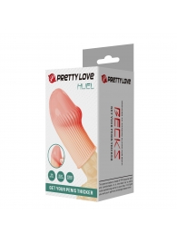 Телесная насадка на пенис Huel - 9 см. - Baile - в Пушкино купить с доставкой