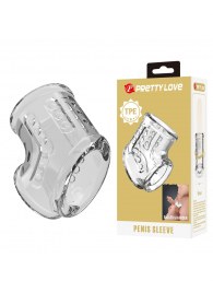 Прозрачная насадка на пенис и мошонку - Baile - в Пушкино купить с доставкой