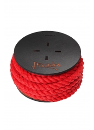 Красная веревка для шибари на катушке - 5 м. - Pecado - купить с доставкой в Пушкино