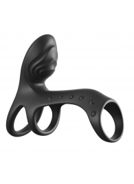 Черная насадка на пенис Ultimate Couples Cage Pro - Pipedream - в Пушкино купить с доставкой