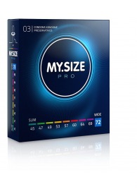 Презервативы MY.SIZE размер 72 - 3 шт. - My.Size - купить с доставкой в Пушкино