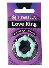 Цветное эрекционное кольцо Love Ring с бусинами - Sitabella - в Пушкино купить с доставкой