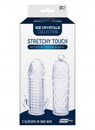 Набор из 2 прозрачных насадок на член Seductive Tickler Sleeves Set - NMC - в Пушкино купить с доставкой