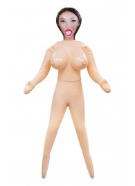 Телесная надувная секс-кукла с пышным бюстом - NMC - в Пушкино купить с доставкой