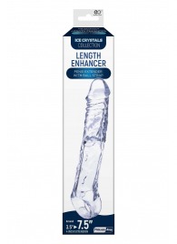 Прозрачная насадка-удлинитель Length Enhancer с подхватом - 22,3 см. - NMC - в Пушкино купить с доставкой