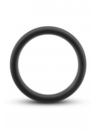 Черное эрекционное кольцо Silicone Go Pro Cock Ring - Blush Novelties - в Пушкино купить с доставкой