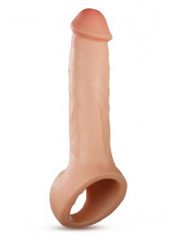 Телесная насадка-удлинитель Thrive 8.75 Inch Realistic Penis Extender Sleeve - 22,2 см. - Blush Novelties - в Пушкино купить с доставкой