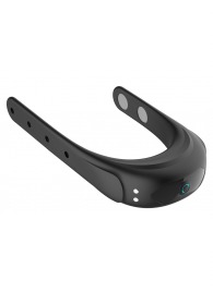 Черное эрекционное виброкольцо на ремешках - Boys of Toys - в Пушкино купить с доставкой