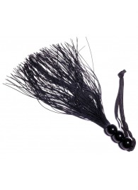 Черная силиконовая плетка - 25,4 см. - Boys of Toys - купить с доставкой в Пушкино