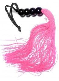 Розовая силиконовая плеть - 35,5 см. - Boys of Toys - купить с доставкой в Пушкино