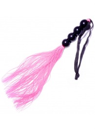 Розовая силиконовая плеть - 35,5 см. - Boys of Toys - купить с доставкой в Пушкино