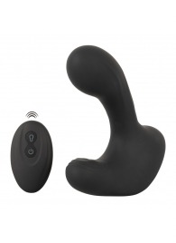 Черная анальная вибропробка с функцией расширения RC Butt Plug with 3 functions - Orion - в Пушкино купить с доставкой