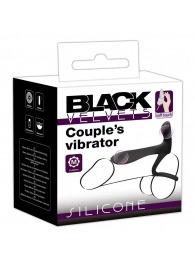 Черная насадка на член с вибрацией Couple’s Vibrator - Orion - в Пушкино купить с доставкой