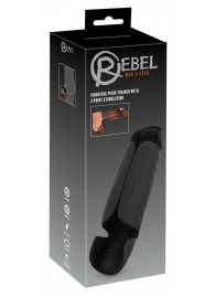 Черный вибромастурбатор с трехточечной стимуляцией Penis Trainer with 3 Point Stimulation - Orion - в Пушкино купить с доставкой