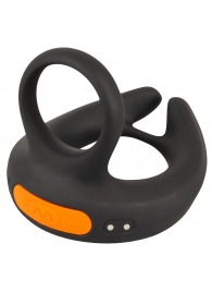 Черный вибростимулятор мошонки RC Scrotum Stimulator with Vibration - Orion - в Пушкино купить с доставкой