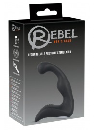 Черный перезаряжаемый стимулятор простаты с вибрацией - 14,6 см. - Orion - в Пушкино купить с доставкой