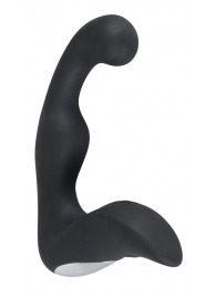 Черный перезаряжаемый стимулятор простаты с вибрацией - 14,6 см. - Orion - в Пушкино купить с доставкой