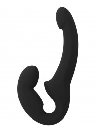 Черный безремневой страпон Share Lite - Fun Factory - купить с доставкой в Пушкино