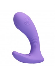 Сиреневый вибратор Andromeda с функцией постукивания - Baile