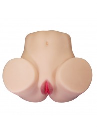 Телесный мастурбатор Julia с 2 любовными каналами - Baile - в Пушкино купить с доставкой