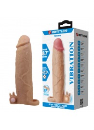 Телесная насадка на пенис Xerxes - 22 см. - Baile - в Пушкино купить с доставкой