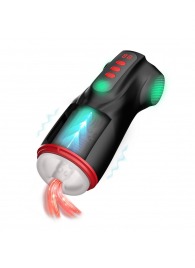 Интерактивный мастурбатор Raven с вакуумом, вибрацией и подсветкой - Shots Media BV - в Пушкино купить с доставкой