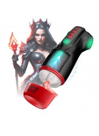 Интерактивный мастурбатор Raven с вакуумом, вибрацией и подсветкой - Shots Media BV - в Пушкино купить с доставкой