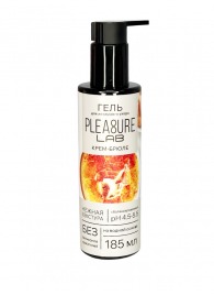 Съедобный лубрикант на водной основе Pleasure Lab с ароматом крем-брюле - 185 мл. - Pleasure Lab - купить с доставкой в Пушкино