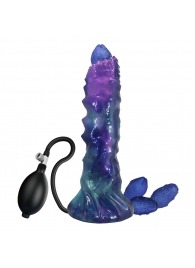 Фиолетовый яйцеродящий фаллоимитатор Duskwalker Sentinal на присоске - 22,4 см. - Baile - купить с доставкой в Пушкино