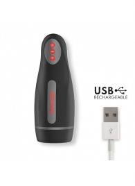 Черный автоматический мастурбатор с управлением через приложение - Oninder - в Пушкино купить с доставкой