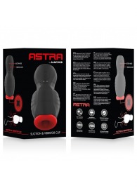 Черно-красный мастурбатор с вибрацией и всасыванием - JAMYJOB - в Пушкино купить с доставкой