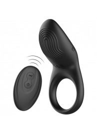 Черное эрекционное виброкольцо с пультом ДУ - Ibiza - в Пушкино купить с доставкой