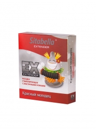 Стимулирующая насадка Sitabella Extender  Красный молодец - Sitabella - купить с доставкой в Пушкино