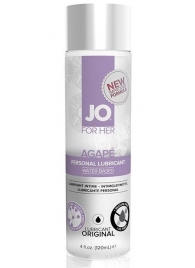 Женский лубрикант на водной основе JO AGAPE LUBRICANT ORIGINAL - 120 мл. - System JO - купить с доставкой в Пушкино