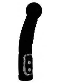 Чёрный стимулятор простаты с ротацией Prostate Twister - 20 см. - Orion - в Пушкино купить с доставкой