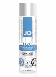 Охлаждающий лубрикант на водной основе JO Personal Lubricant H2O COOLING - 120 мл. - System JO - купить с доставкой в Пушкино