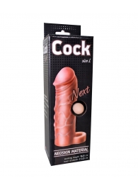 Фаллоудлинитель с кольцом COCK size L - 16,5 см. - LOVETOY (А-Полимер) - в Пушкино купить с доставкой