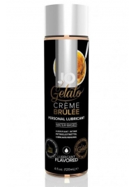 Лубрикант с ароматом крем-брюле JO GELATO CREME BRULEE - 120 мл. - System JO - купить с доставкой в Пушкино