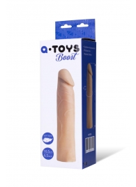 Реалистичная насадка с ярко выраженной головкой - 16,5 см. - A-toys - в Пушкино купить с доставкой