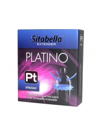 Стимулирующая насадка с усиками и шипиками Platino  Ураган - Sitabella - купить с доставкой в Пушкино