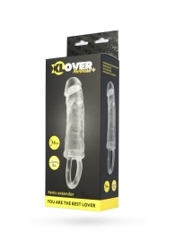 Прозрачная насадка с петлёй для фиксации - 14 см. - ToyFa - в Пушкино купить с доставкой