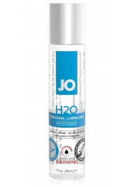 Возбуждающий лубрикант на водной основе JO Personal Lubricant H2O Warming - 30 мл. - System JO - купить с доставкой в Пушкино