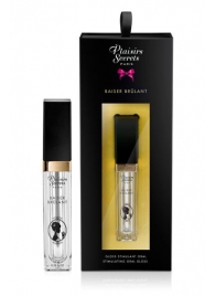 Стимулирующий блеск для губ Baiser Brulant Gloss Plaisirs Secrets - 7 мл. - Plaisir Secret - купить с доставкой в Пушкино