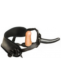 Женский страпон с вагинальной пробкой Woman Strap - 12 см. - LOVETOY (А-Полимер) - купить с доставкой в Пушкино