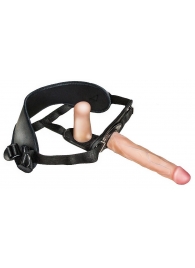Женский страпон с вагинальной пробкой Woman Strap - 18 см. - LOVETOY (А-Полимер) - купить с доставкой в Пушкино
